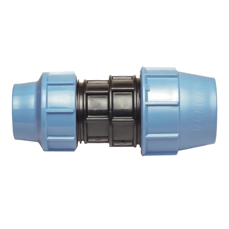 75 x 63 mm PE PP Fitting Klemm Verbinder reduziert Verschraubung Muffe Kupplung DVGW - Unidelta