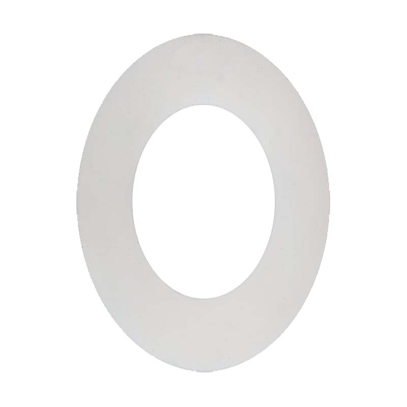 DN 300 Flansch Dichtung 325 x 378 x 3 mm Silikon weiss