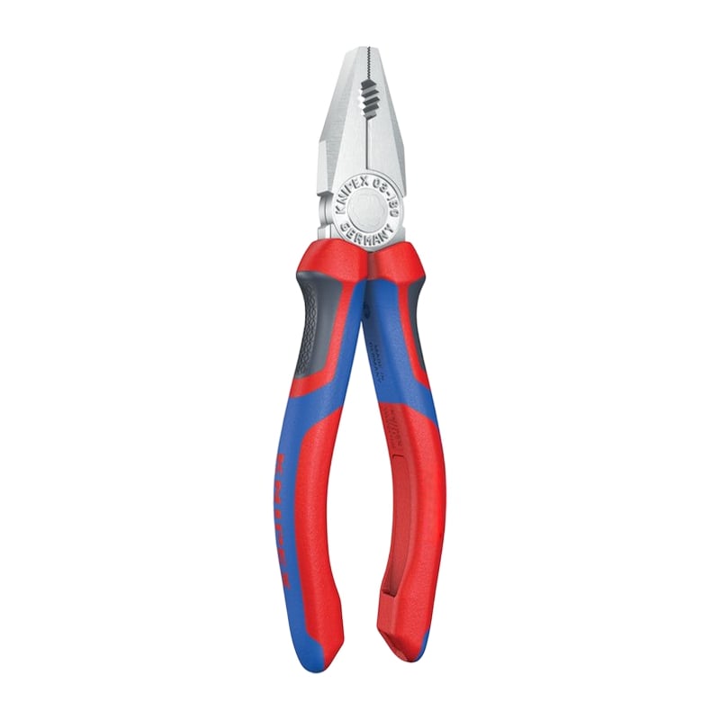 200 mm Kombi Universal Zange verchromt 3K Griffe Knipex