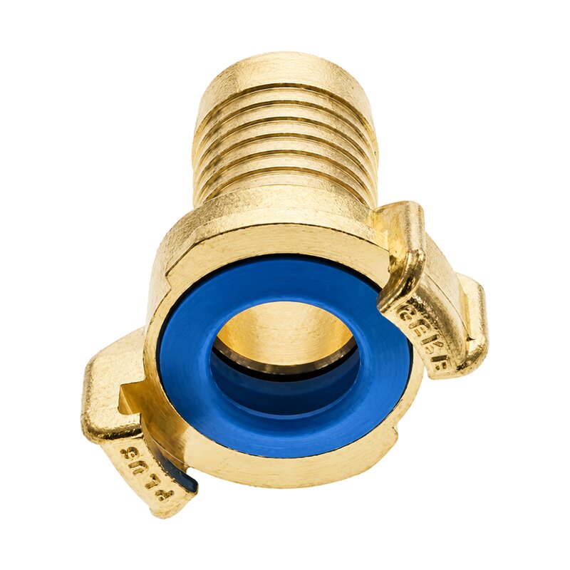 1 1/2" - 38 mm GEKA plus Schnell Kupplung Schlauch Tülle Stutzen Messing KTW-A DVGW - PN 40 bar