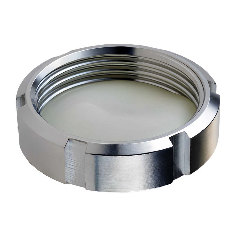 DN 100 Milchrohr Verschraubung DIN 11851 Kappe Verschluss mit Kette - PN 25 bar