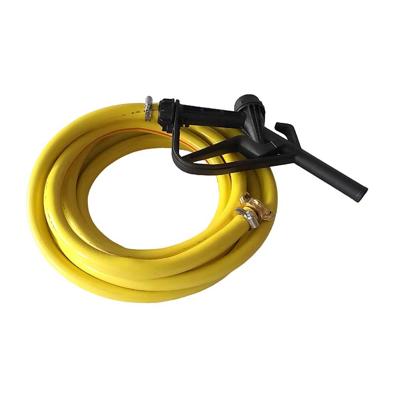 3/4" 19 mm Zapf Schlauch Garnitur mit Schnellkupplung - 4 m (PP Pistole schwarz) - PN 5 bar