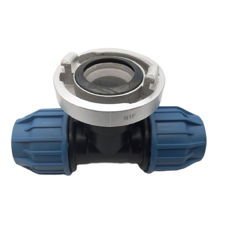 STORZ B DN 75 KA 89 Übergangsstück Adapter -> 90 mm PE T-Stück Rohr Klebeschlauch
