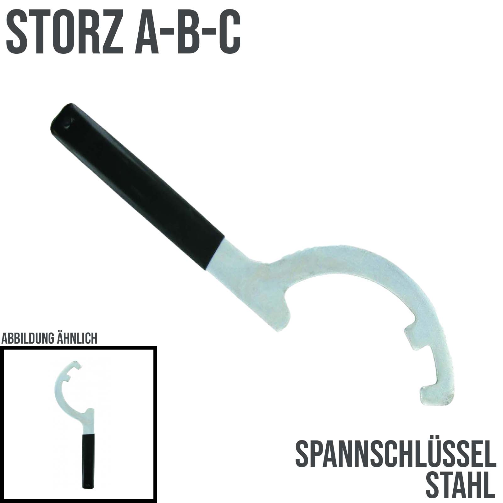 STORZ A/B/C Spannschlüssel Stahl