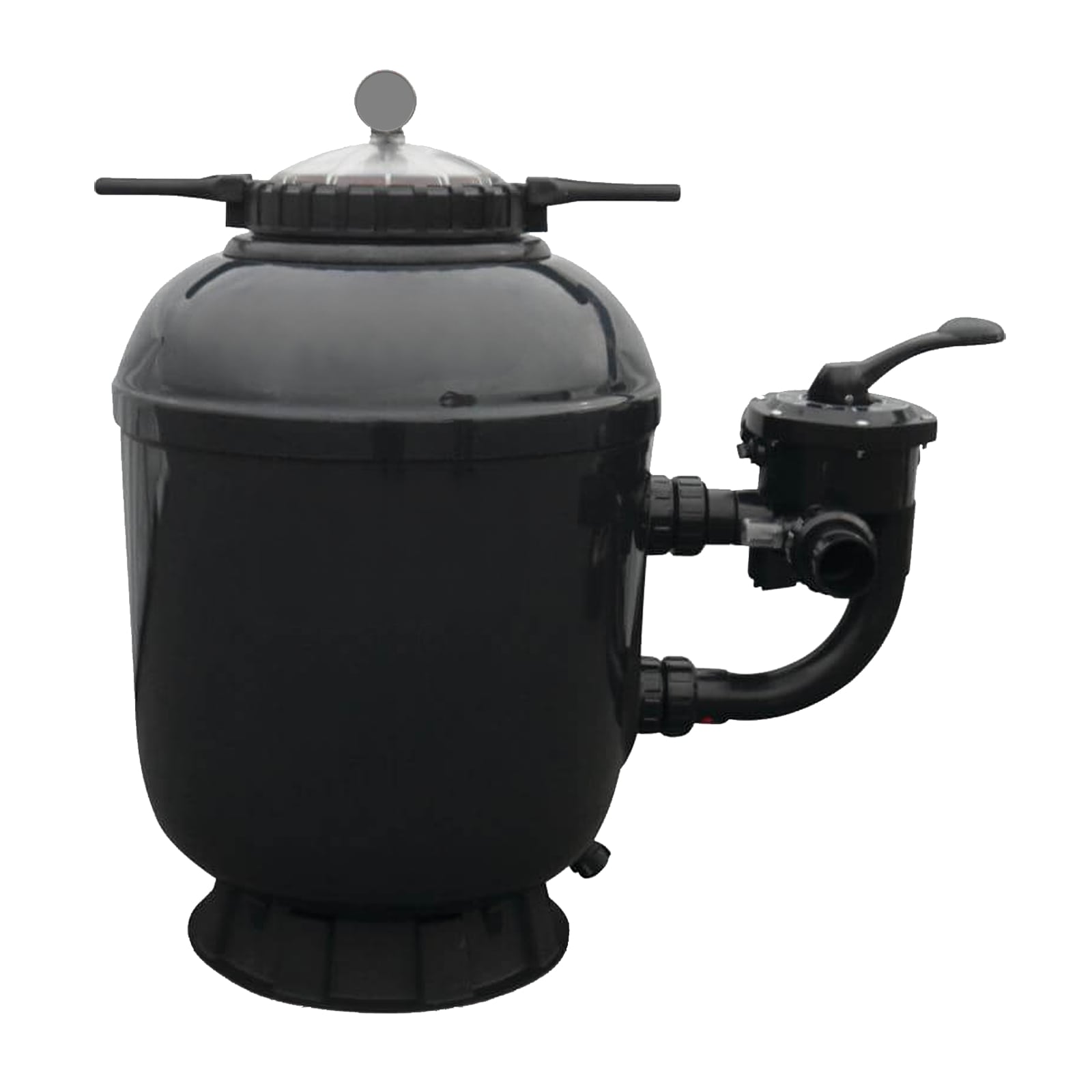 Sandfilter Anlage SMG 900 Polyester 63 mm 2" Klebemuffe  2,5 bar grün Side Mount - max.159,0 m³
