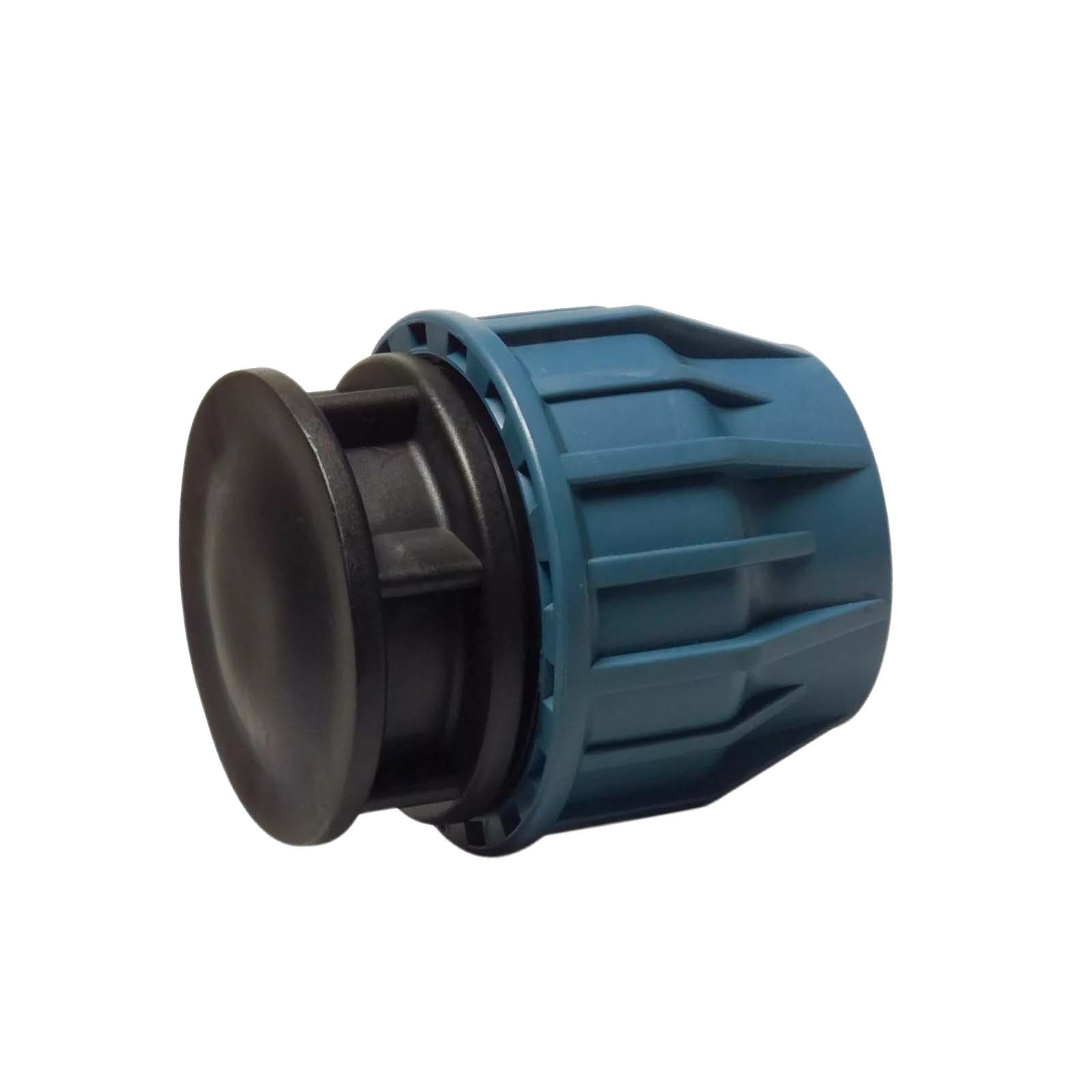 63 mm PE PP Fitting Klemm Verbinder Kappe Endkappe Endstück Muffe Verbinder  DVGW - PN 16 bar