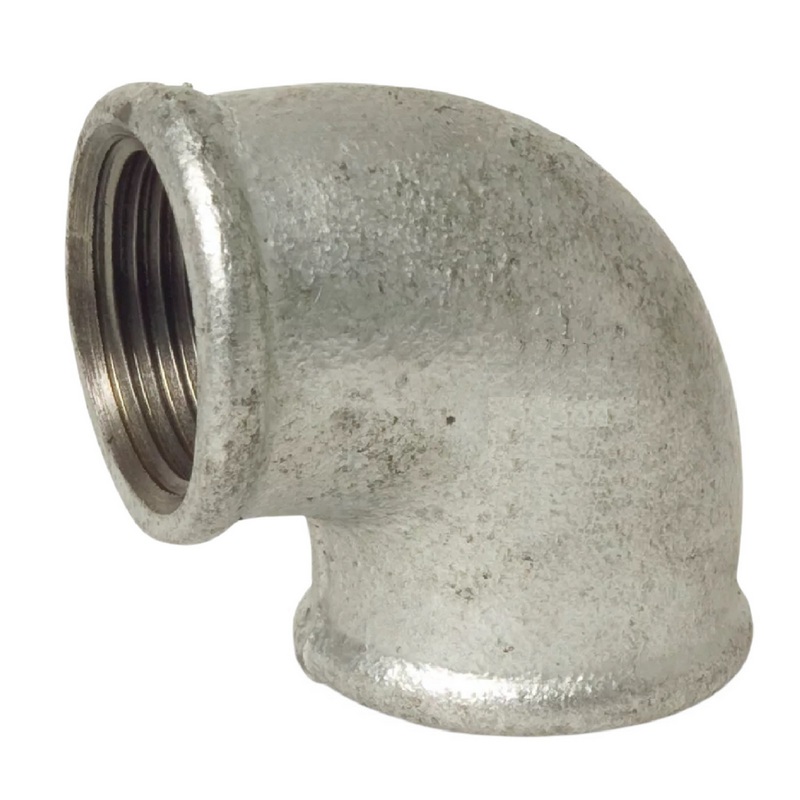 3/4" Gusseisen Temperguss Fitting Nr. 90 Winkel 90° Innengewinde IG DVGW PN 25 bar
