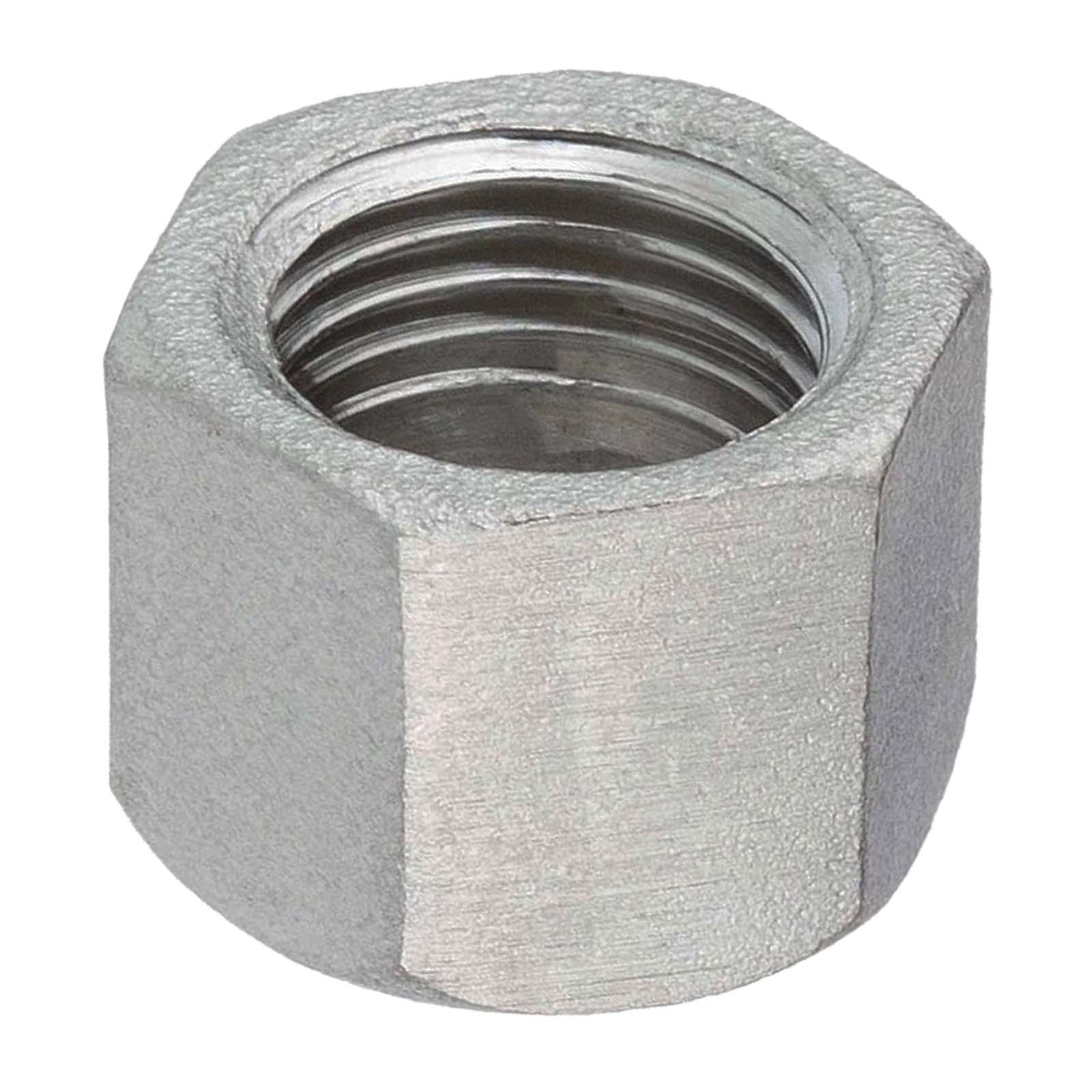4" Edelstahl Fitting V4A AISI 316 Endkappe Sechskant Hexagon Innengewinde IG - PN 16 bar