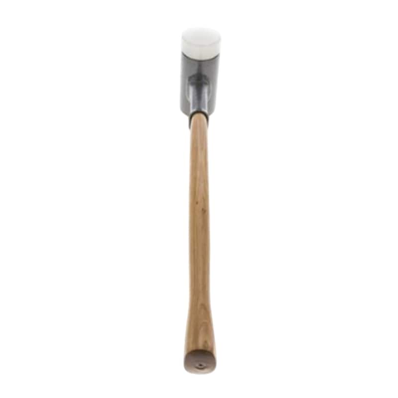 60 mm SUPERCRAFT rückschlagfreier Schonhammer Polyamid Kopf Hickory Stiel