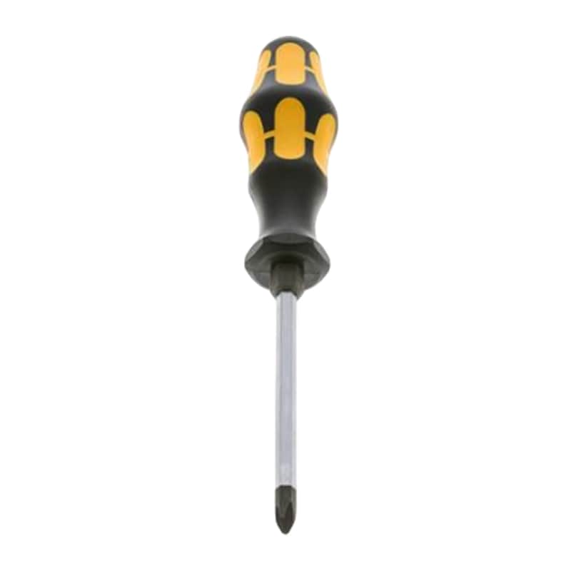PZ 2 x 100 mm Pozidriv Kreuz Schlitz Schrauben Meißel Dreher Zieher - Wera  Kraftform Plus 900