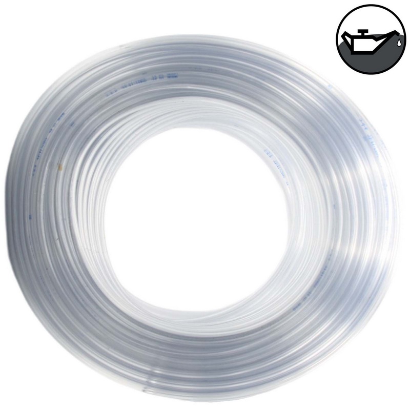 6 x 10 mm PVC Flüssigkeit Öl Luft Wasser Universal Labor Schlauch klar durchsichtig - PN 3 bar