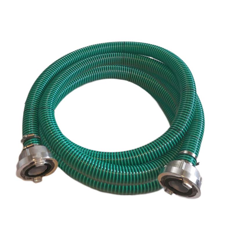 STORZ D DN25 KA31 - 25 mm 1" PVC Saug Ansaug Pumpen Spiral Schlauch PN 5 bar grün - 10 m Rolle