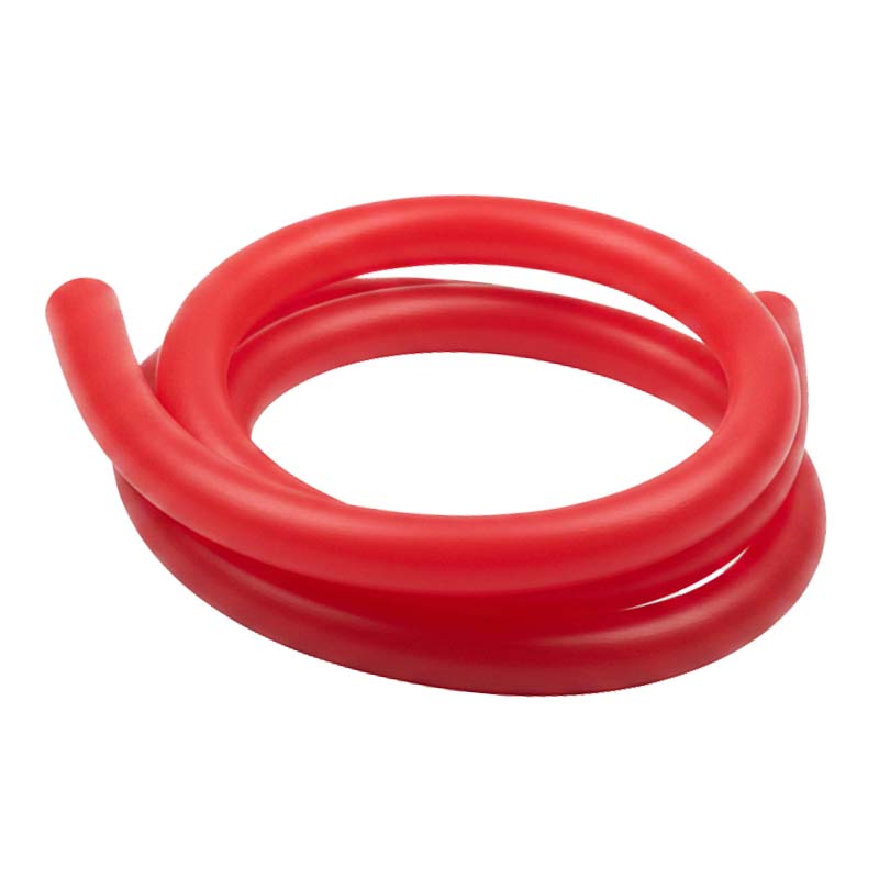 19 x 29 mm Silikon Silicon Schlauch Gewebe rot talkumiert lebensmittelecht FDA PN 4 bar - 50 m