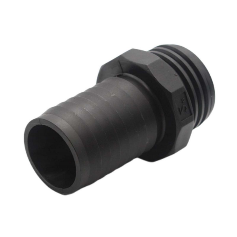 S60 x 6 IBC Adapter (AG) auf Tülle Stutzen drehbar 2" (50 mm) Container Fass Tank Zubehör PN 10 bar