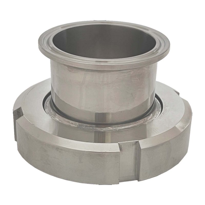 DN 25 Milchrohr Verschraubung DIN 11851 Übergang Adapter Mutterteil Überwurfmutter -> Clamp Teller 50,5 mm - PN 25 bar