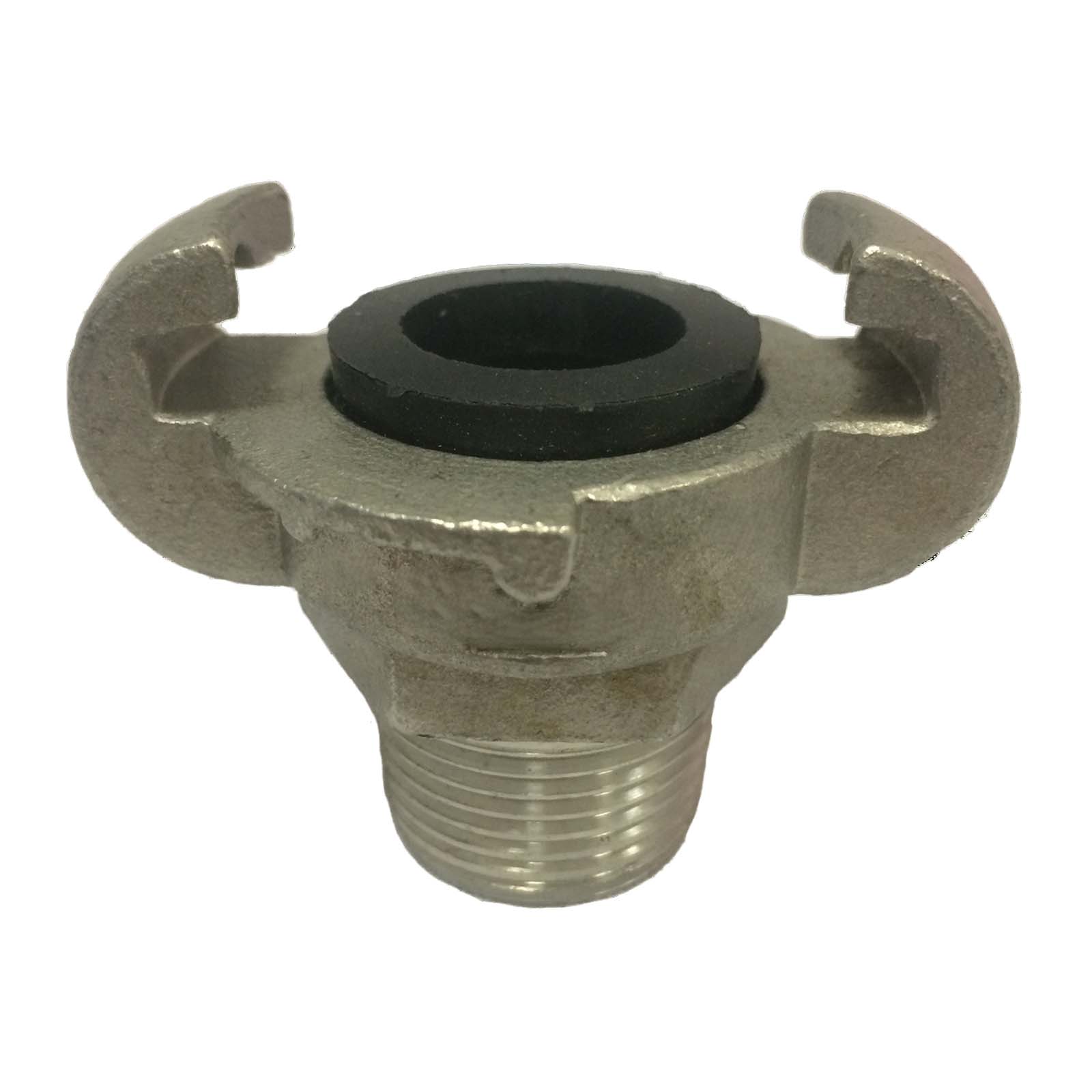 1/2" Klauen Kupplung Edelstahl AISI 304 European Type Abstand 42 mm Außengewinde AG - PN 10 bar