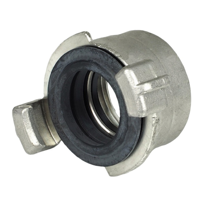 3/4" Edelstahl AISI 316 Schlauch Schnell Kupplung Innengewinde IG  (GEKA kompatibel) - PN 12 bar