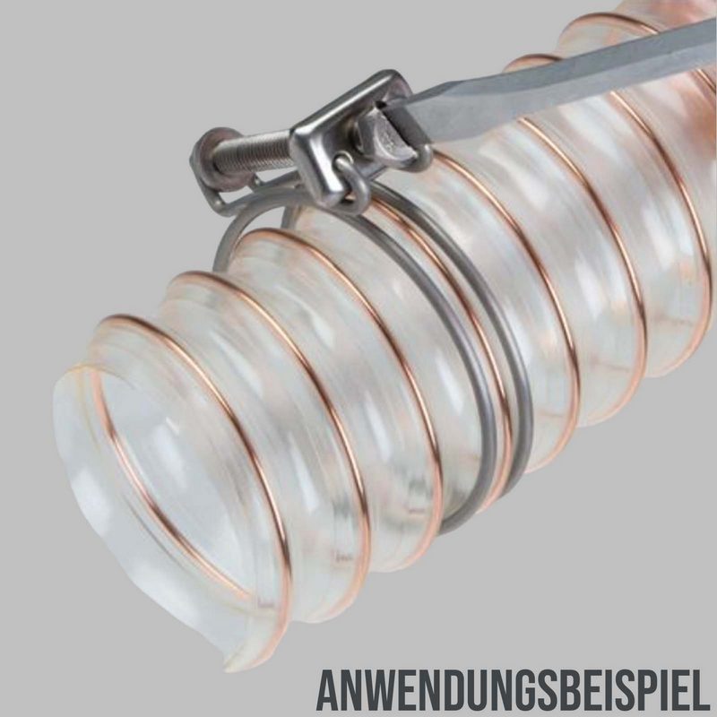 41 - 46 mm 2-Draht Schlauch Schelle W1 Stahl verzinkt Schraube M6 x 40 Draht 2,0 mm