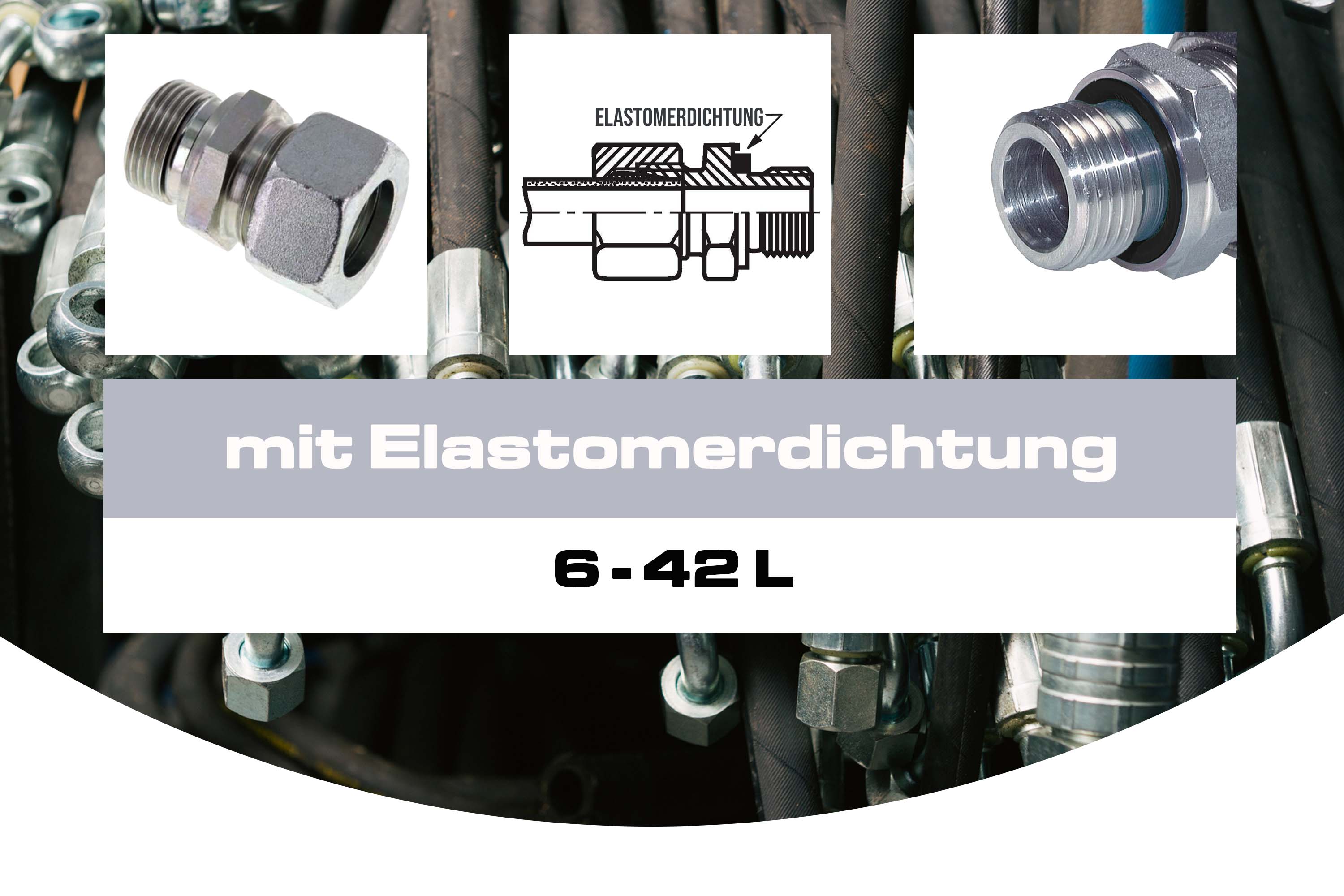 AG mit Elastomerdichtung