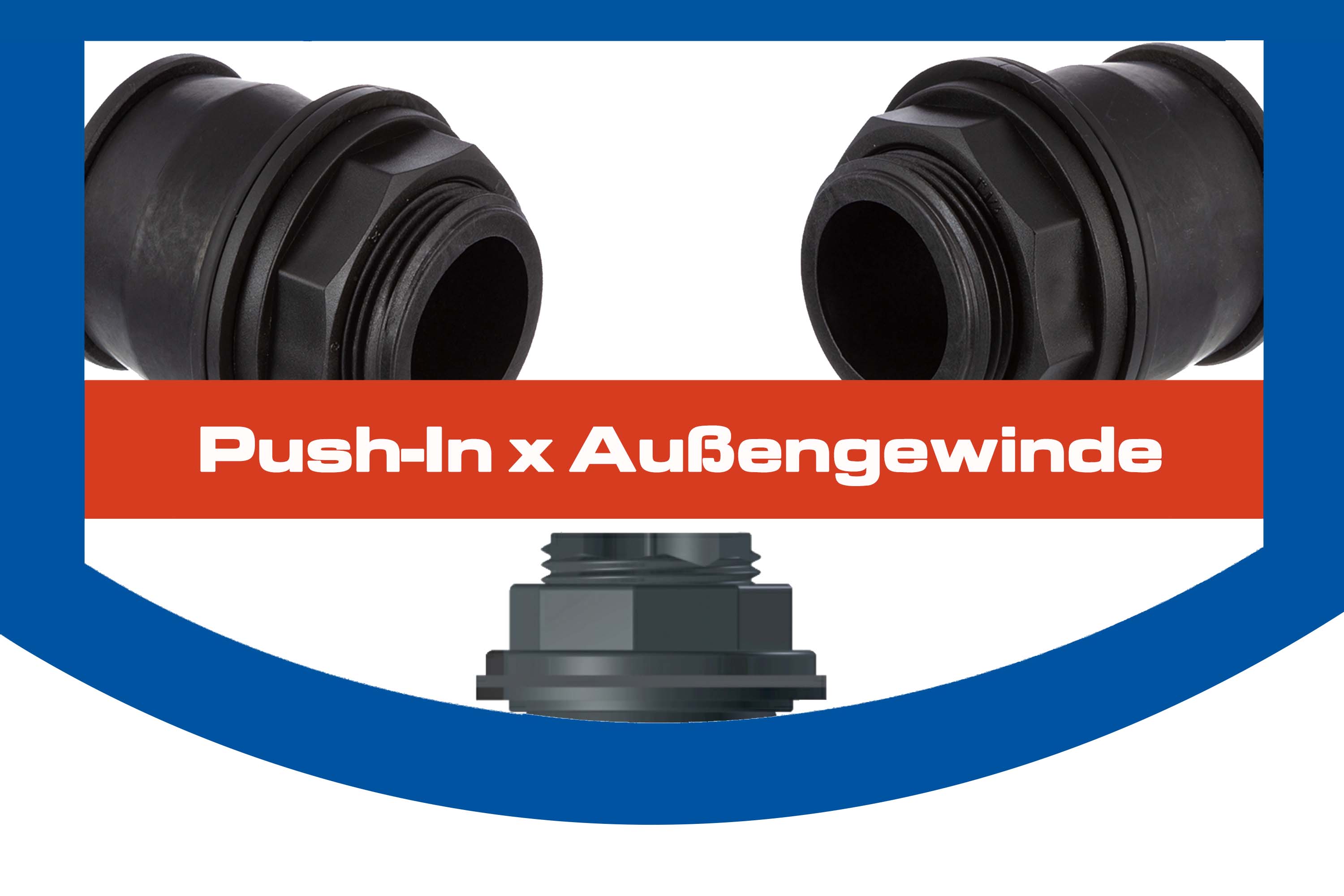 Push-In x Außengewinde