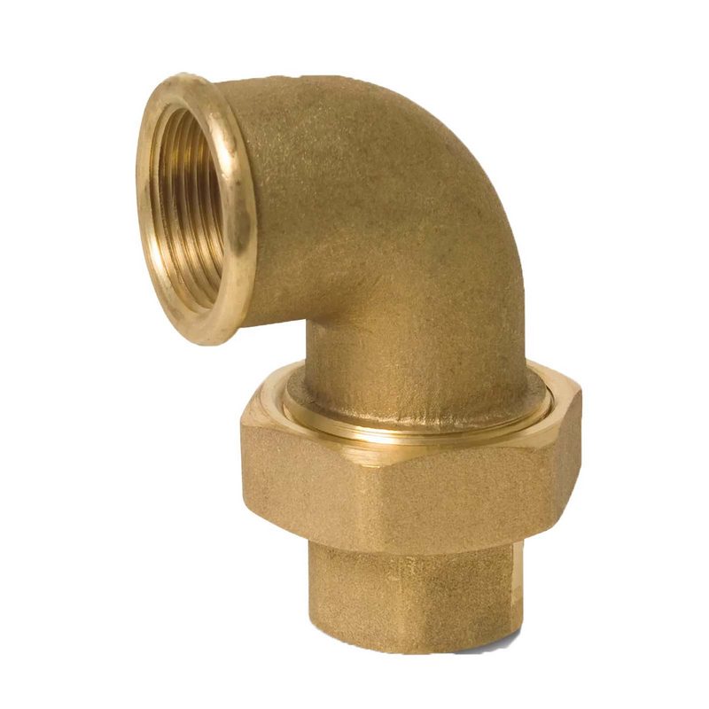 2" Winkelverschraubung 90° Nr. 96 Innen x Innengewinde IG Messing Fittings PN 40 bar