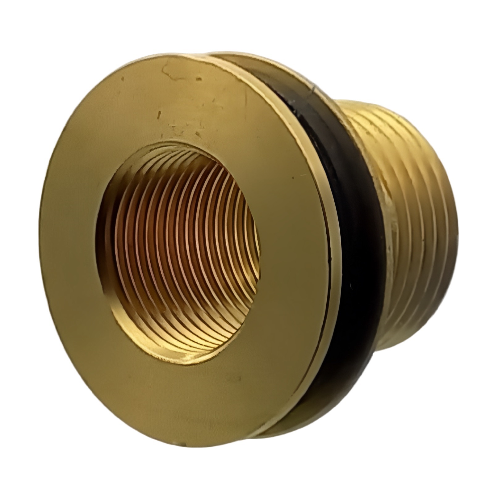 3/4" x 1/2" Tank Regen Tonnen Durchführung Messing Außen x Innengewinde  - PN 10 bar