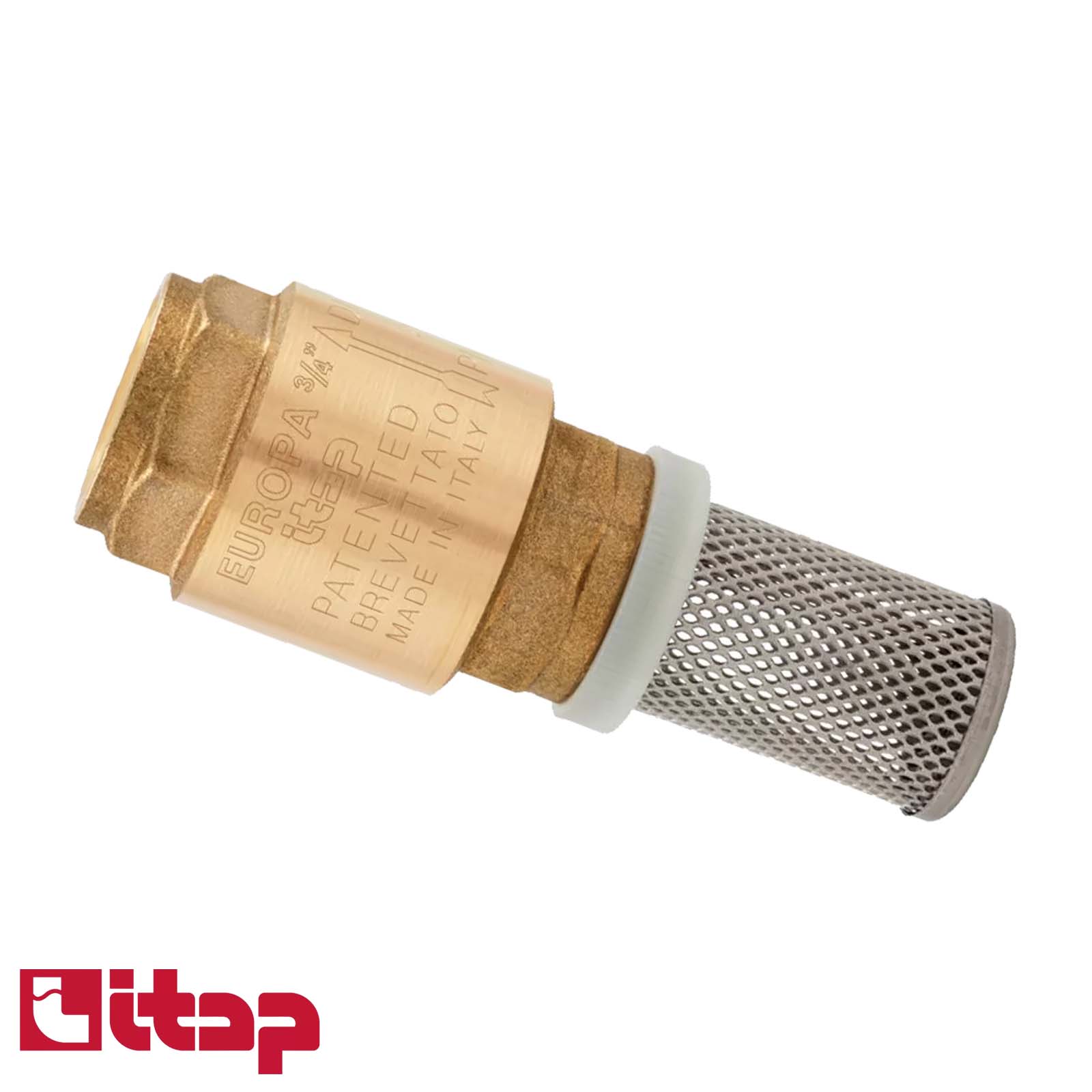 2" Zoll Itap Fuß Rückschlag Absperr Ventil Messing Edelstahl Saugkorb Messing Verschluss Typ 105 - PN 18 bar