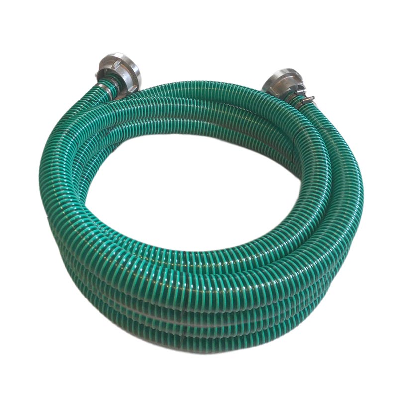 STORZ D DN25 KA31 - 25 mm 1" PVC Saug Ansaug Pumpen Spiral Schlauch PN 5 bar grün - 5 m Rolle