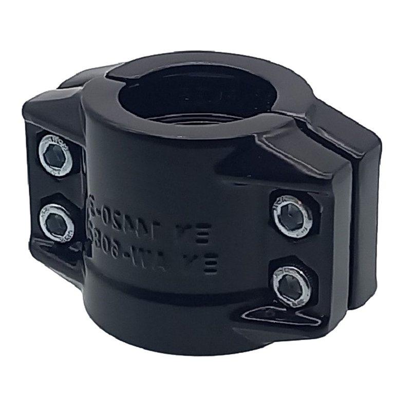 DN 25 Klemmschale Aluminium schwarz Spannbereich 36 - 39 mm für Schlauch ID x AD 25 x 37 mm - PN 25 bar