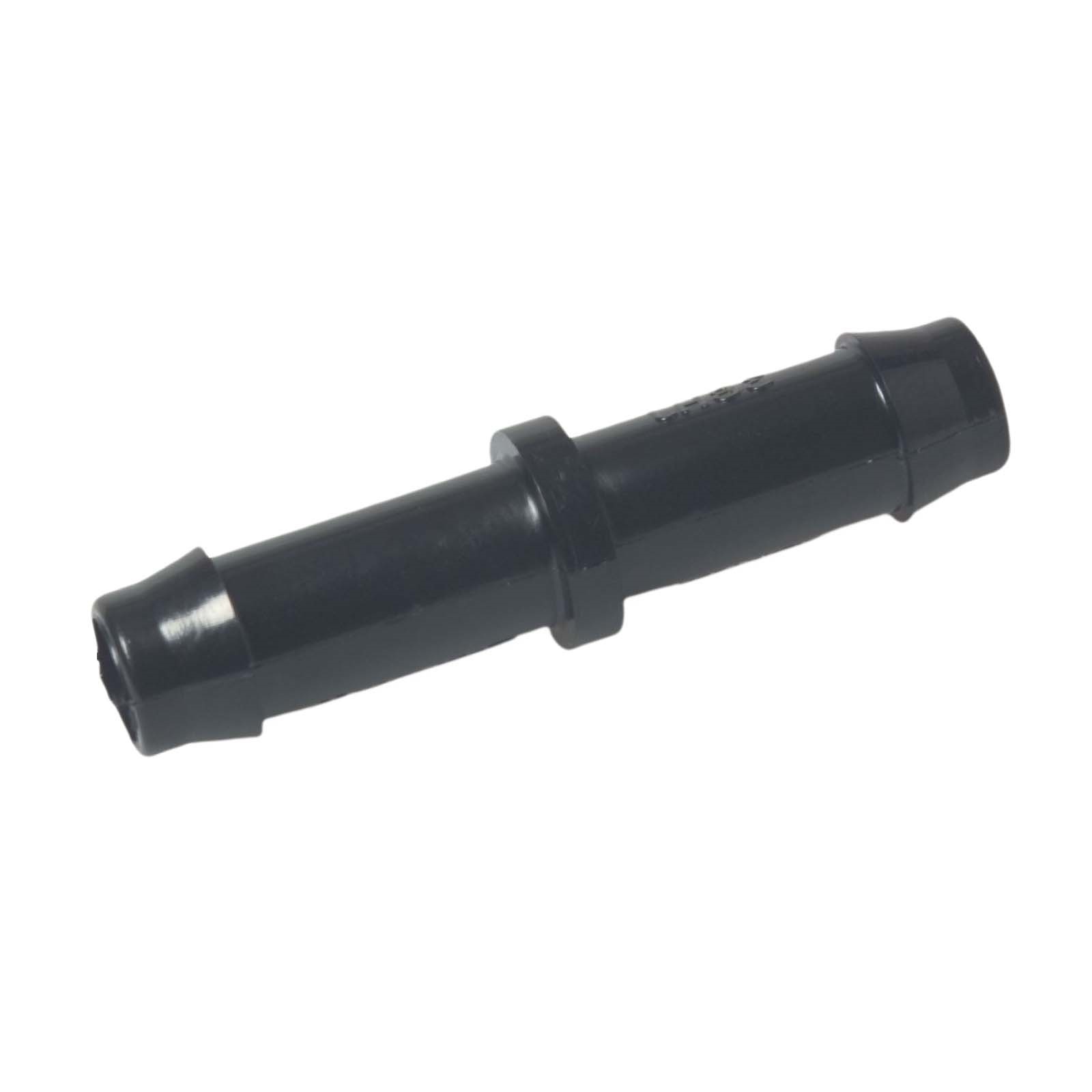 13 mm PA Nylon Schlauch Verbinder Stutzen Doppel Tülle Kupplung Fitting WF schwarz PN 10 bar