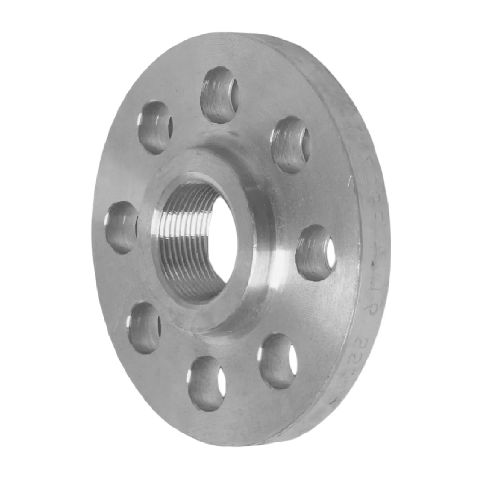 DN 100 x 100 x 4" Edelstahl Fitting V4A AISI 316 Gewindeflansch Innengewinde DIN 2566 - PN 16 bar