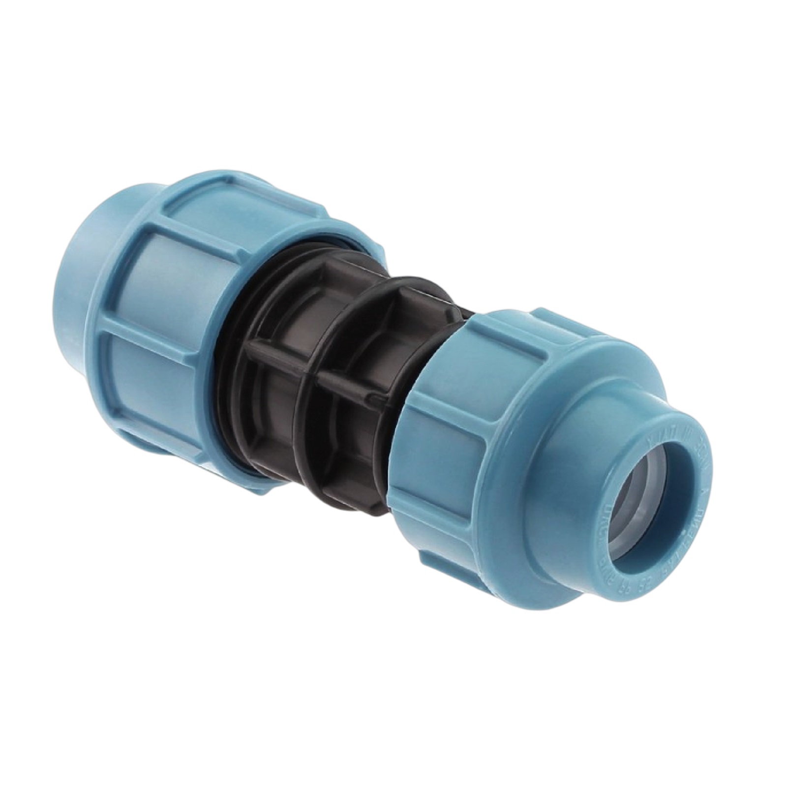 75 x 63 mm PE PP Fitting Klemm Verbinder reduziert Verschraubung Muffe Kupplung DVGW - Unidelta