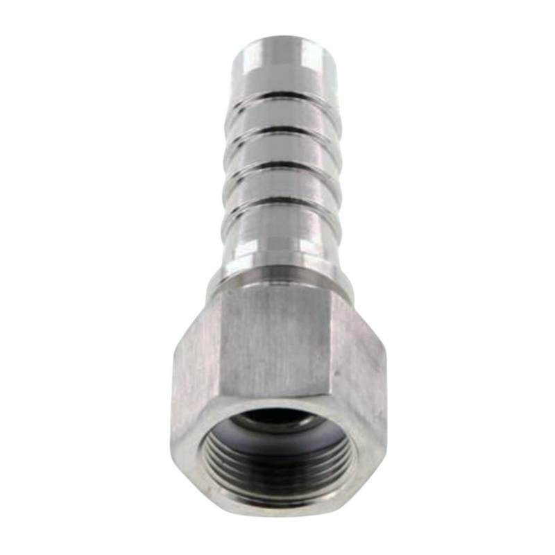 1/2" x 13 mm Schlauch Tülle Stutzen Innengewinde IG ÜWM Nippel Edelstahl AISI 316 VA Fitting - PN 18 bar