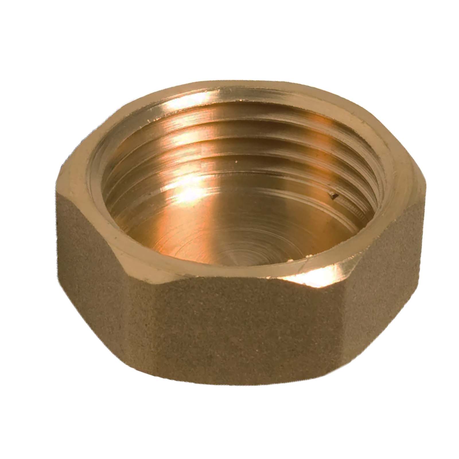 3/8" Endkappe Innengewinde IG Messing Fittings PN 30 bar