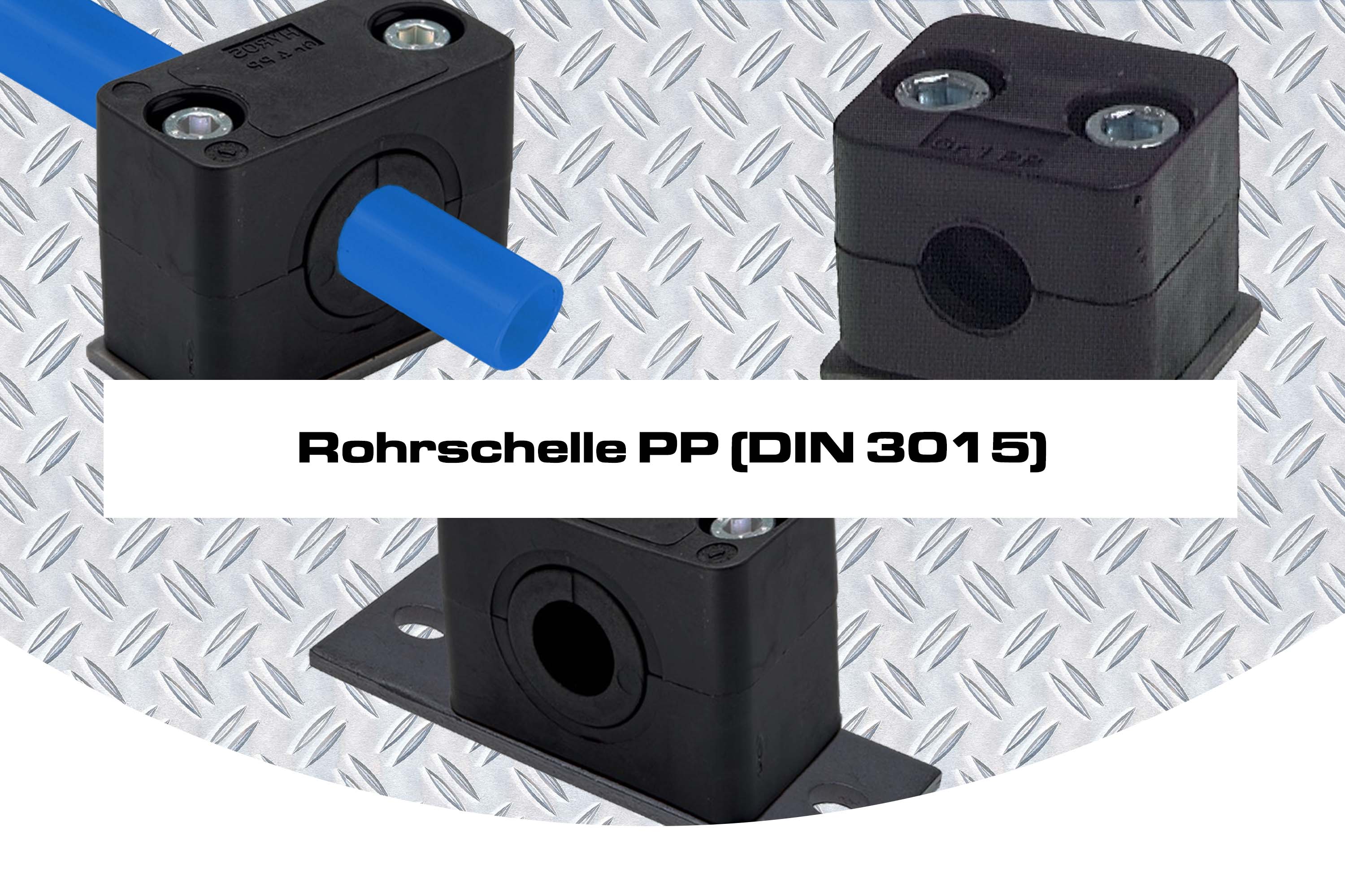 Rohrschelle PP (DIN 3015)