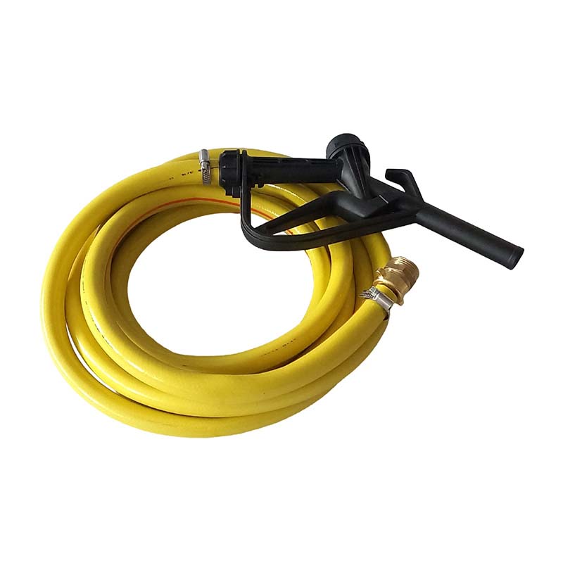 3/4" 19 mm Zapf Schlauch Garnitur mit Doppelnippel AG 1" - 2 m (PP Pistole schwarz) - PN 5 bar