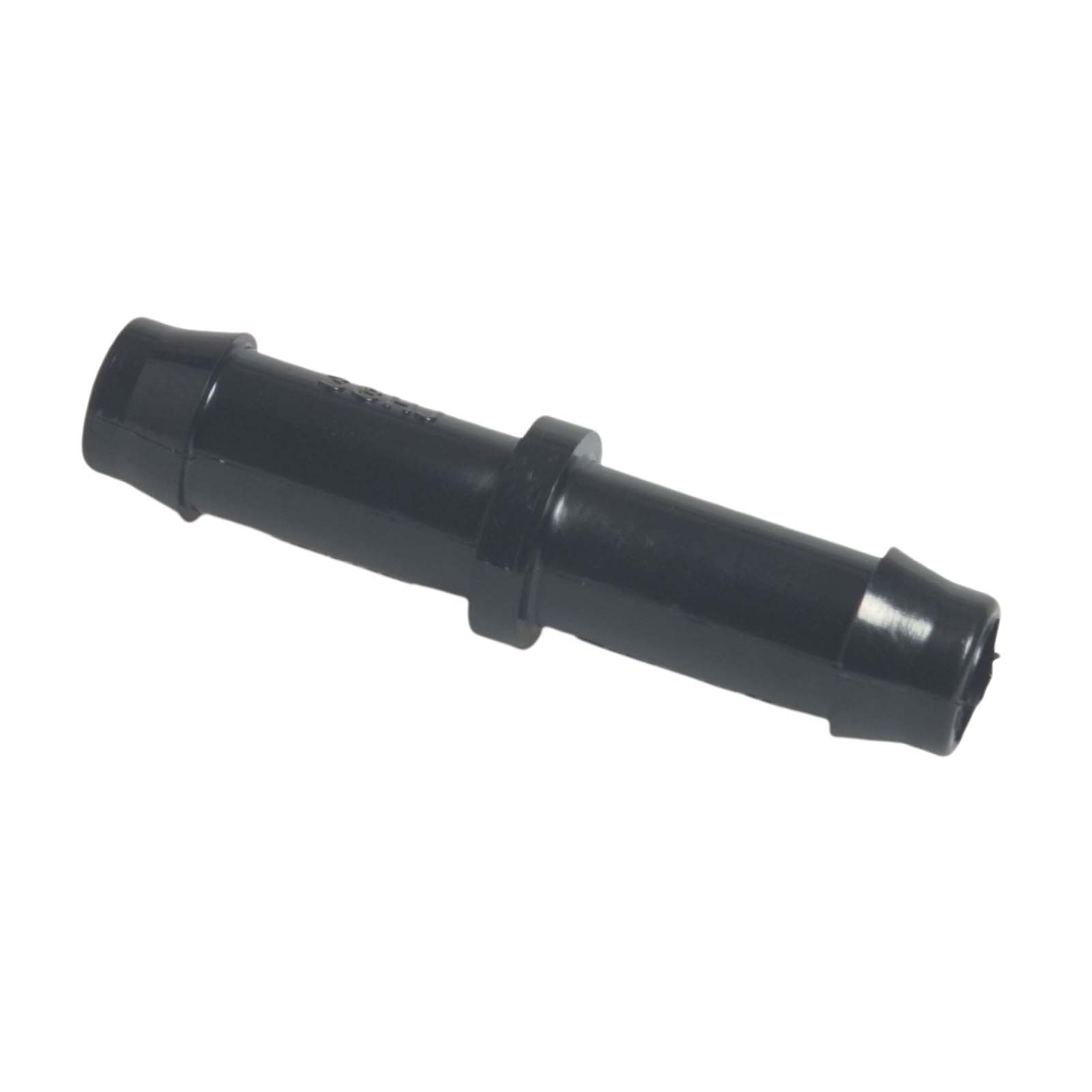 19 mm PA Nylon Schlauch Verbinder Stutzen Doppel Tülle Kupplung Fitting WF schwarz PN 10 bar