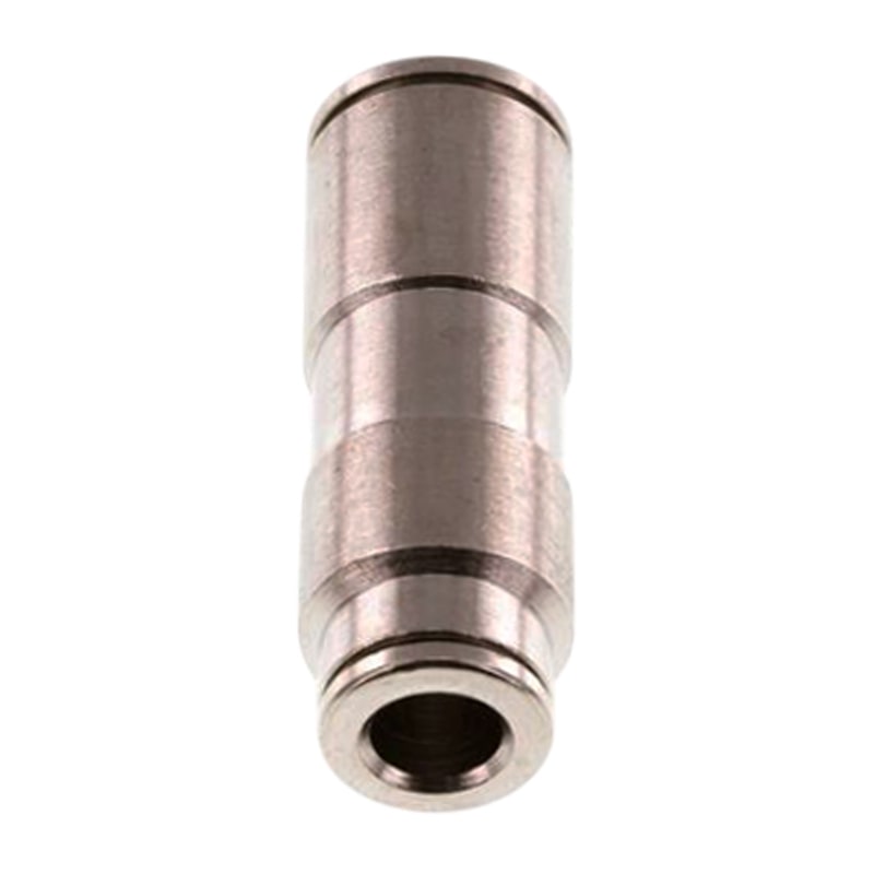 6 -> 4 mm Pneumatik Schnell Steck Verbinder IQS gerade reduziert MSV Messing PA PU Schlauch - PN 16 bar