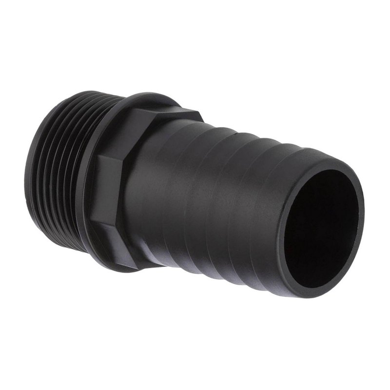 38 mm x 1 1/4 " PP Gewinde Fitting Schlauch Tülle Stutzen Außengewinde AG - PN 6 bar