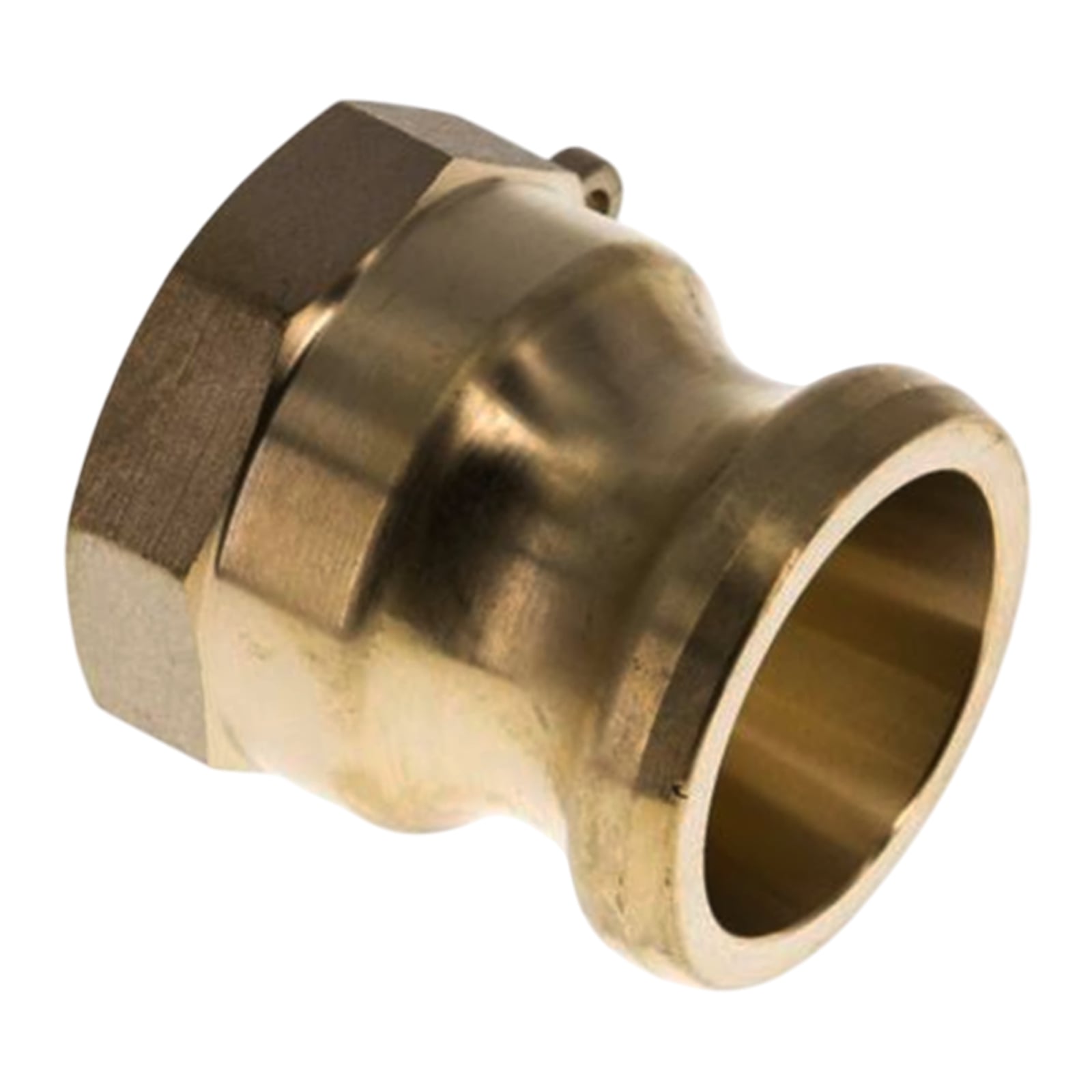 Kamlock Typ A - Vaterteil Messing - 36,7 mm Stecker mit Innengewinde (IG) 1" Zoll DN 25 - PN 17 bar