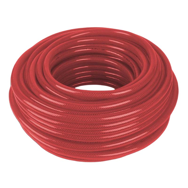 6 x 12 mm Gewebe Druckluft Universal Wasser Luft Kompressor Schlauch rot PN 25 bar