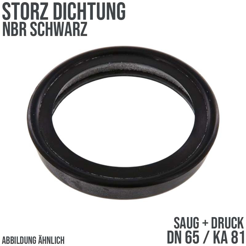 Dichtung STORZ  DN 65 KA 81 Kupplung (Saug/Druck) NBR schwarz