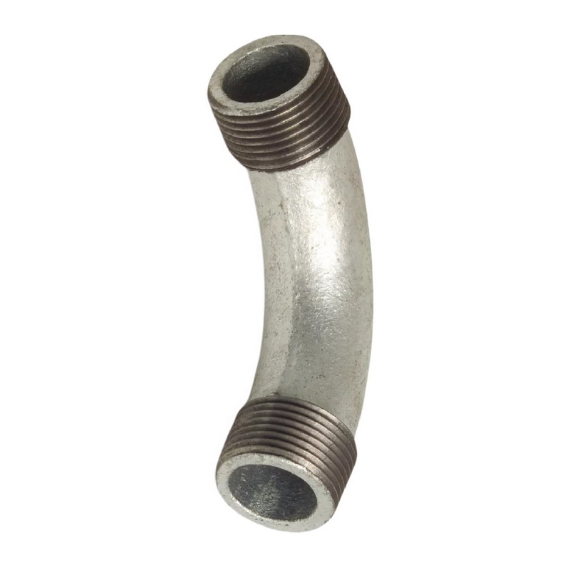 1/4" Gusseisen Temperguss Fitting Nr. 3 Bogen 90° Außengewinde AG DVGW PN 25 bar