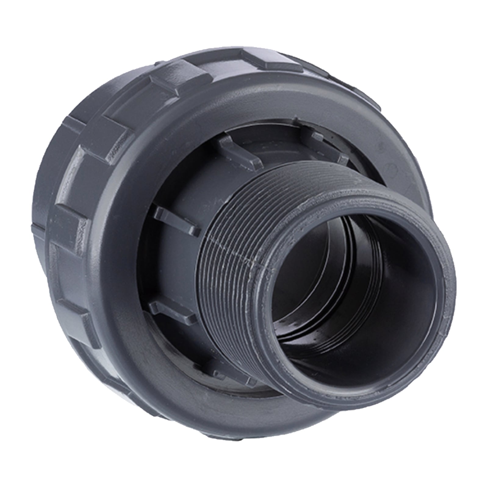 110 mm PVC Klebe Fitting Verschraubung Außengewinde AG 110 mm x 4" Muffe Verbinder - PN 10 bar