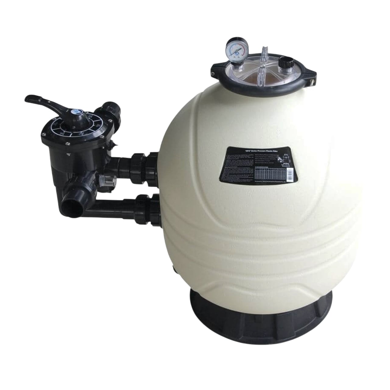 Sandfilter Anlage MFS 31 HDPE 63 mm 2" Klebemuffe  2,8 bar weiß Side Mount - max.123,5 m³
