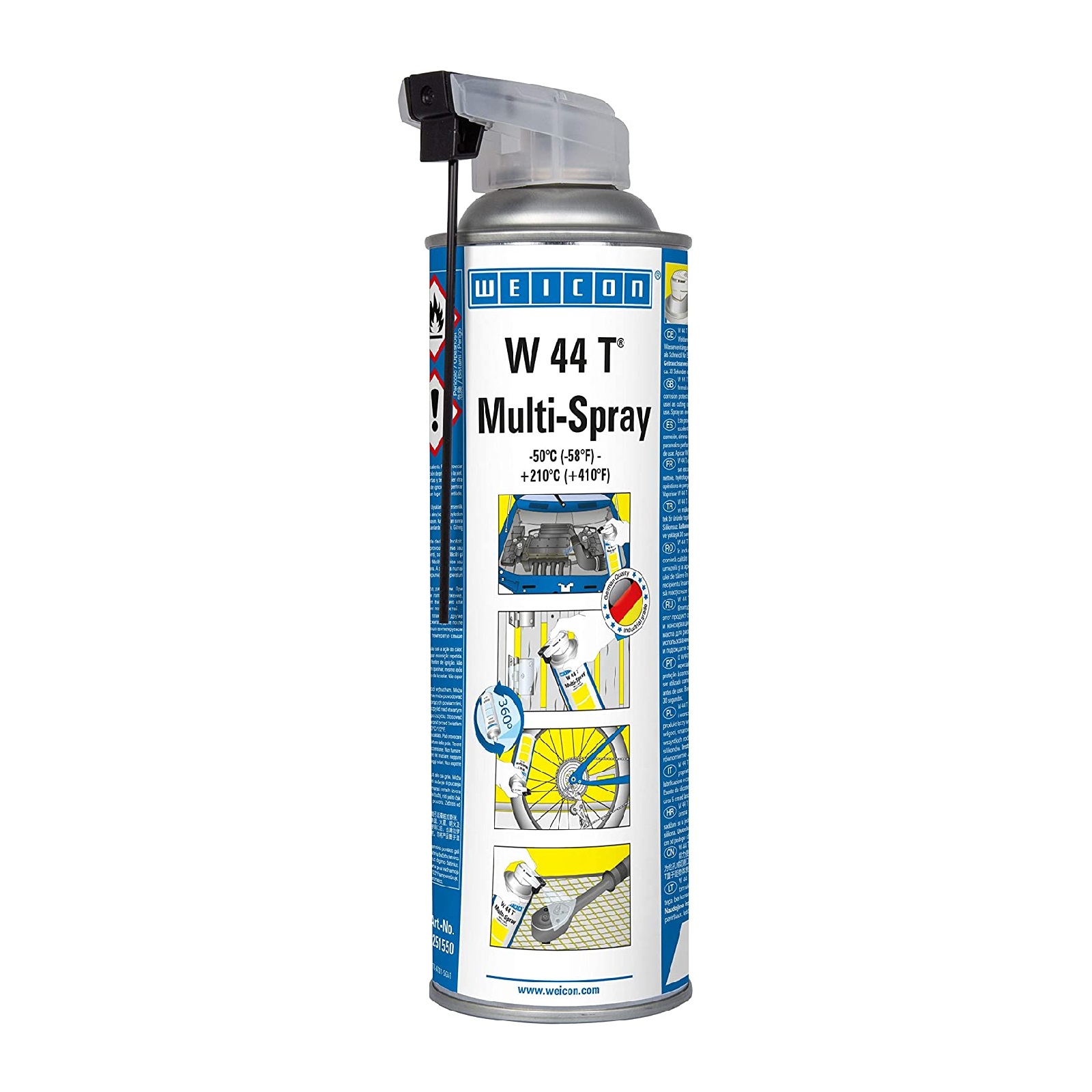 W44T Schmier- und Multifunktionsöl mit 5-fach Wirkung - 500ml Dose