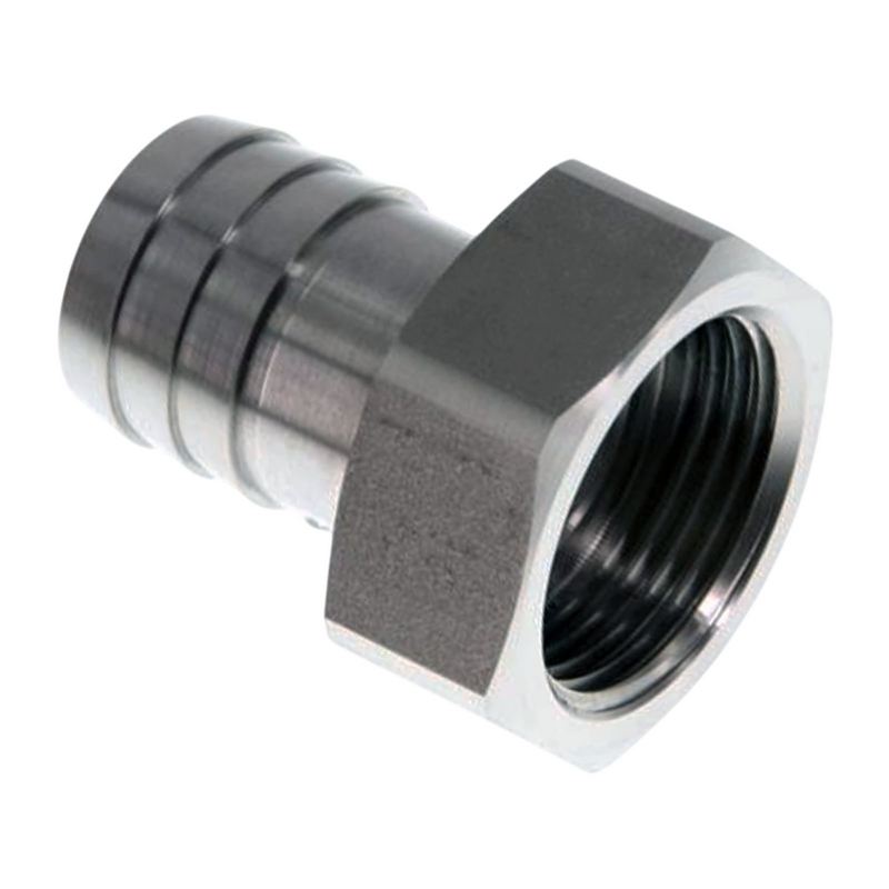1 1/2" x 38 mm Schlauch Tülle Stutzen Innengewinde IG Nippel Edelstahl AISI 316 VA Fitting - PN 20 bar