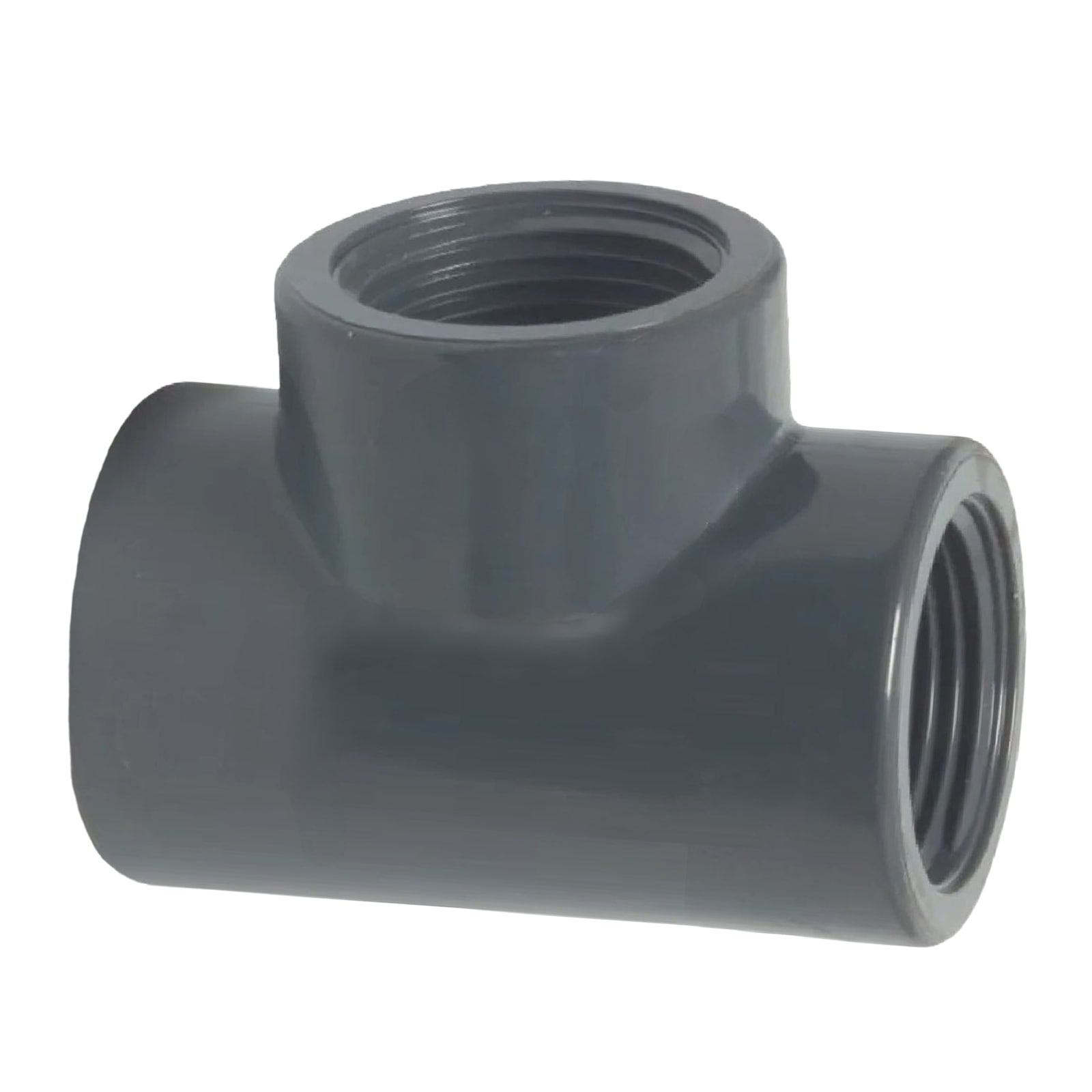 4" PVC Fitting T-Stück 90° 3-fach Innen Gewinde Verbinder - PN 10 bar