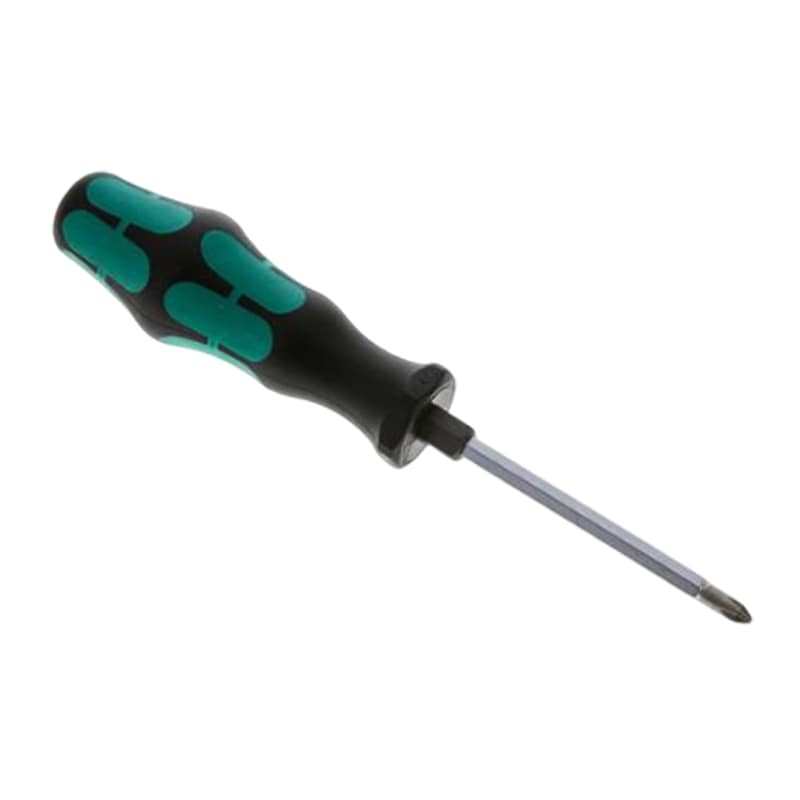 PZ 2 x 100 mm Pozidriv Kreuz Schlitz Schrauben Dreher Zieher - Wera Kraftform Plus 300