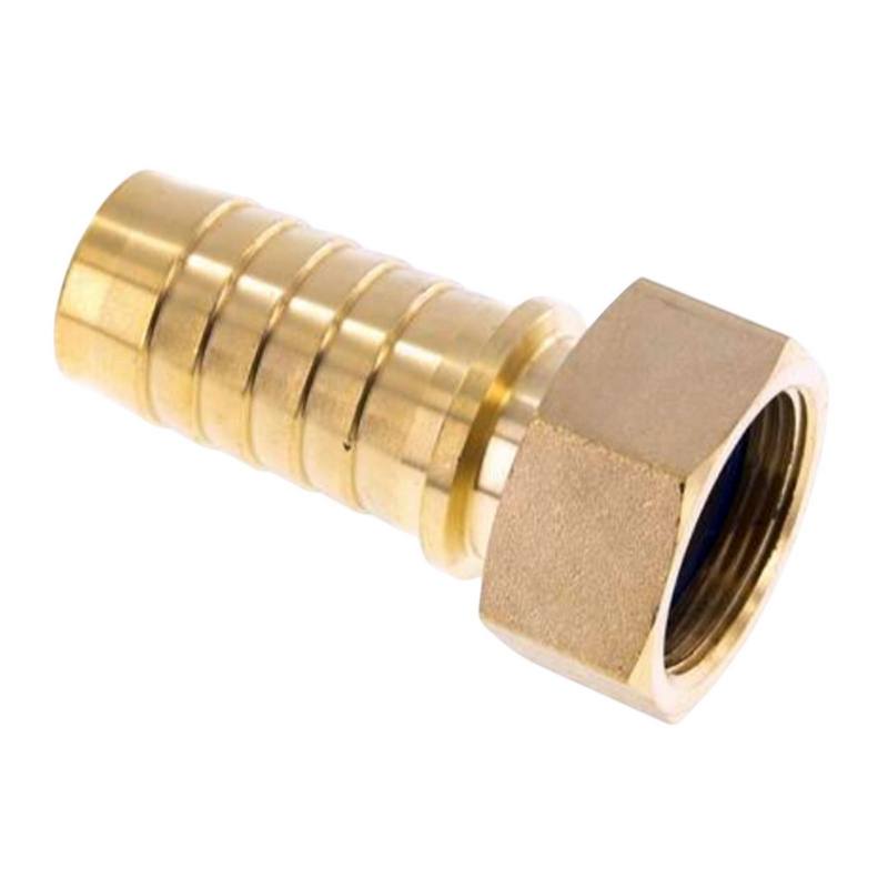 1" x 25 mm Schlauch Tülle Stutzen Innengewinde IG ÜWM Nippel Messing Fitting - PN 18 bar